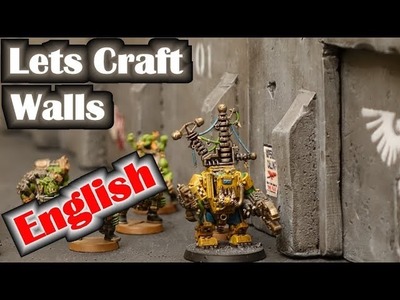 How to build and paint Fortress Walls for Warhammer 40K - English Tutorial
