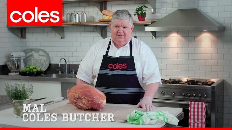 How to carve a ham with Mal the Coles butcher