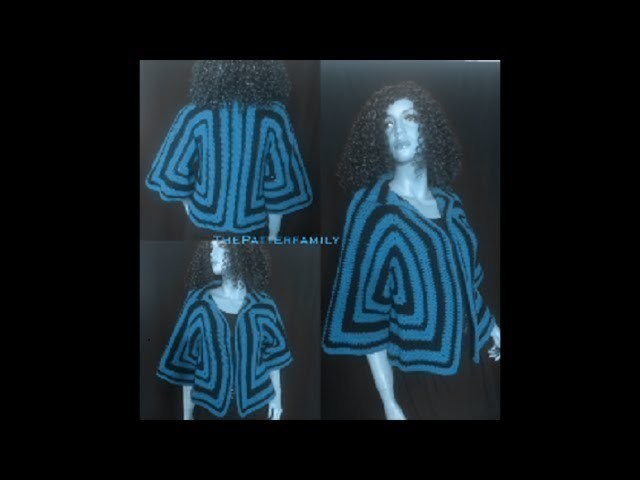 How to Crochet a Cardigan Pattern #108│by ThePatternfamily