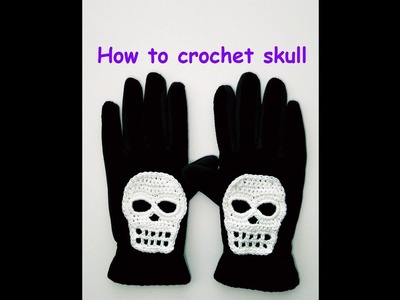 How to crochet Halloween skull