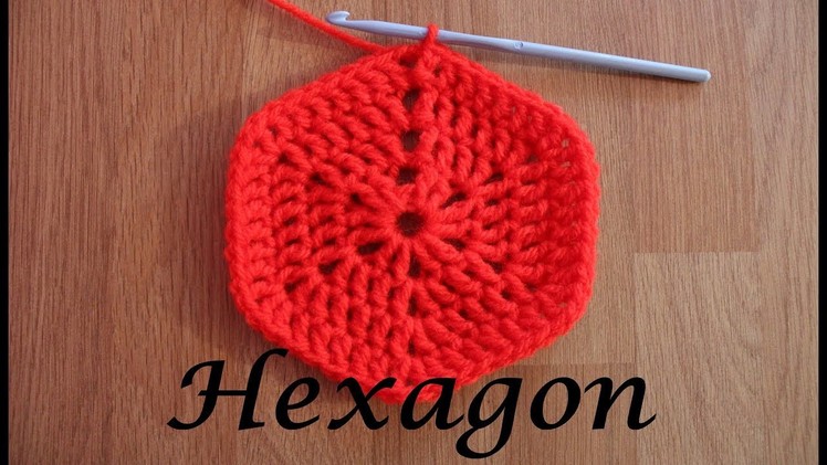 How to Crochet Solid Hexagon