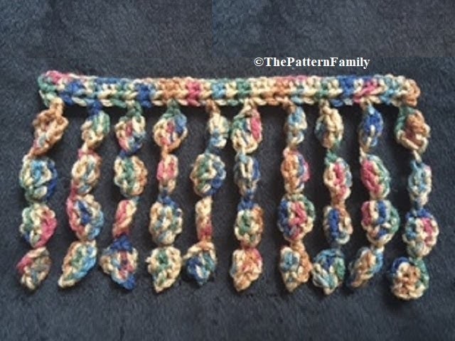 How to Crochet the Edge - Border -Trim Stitch Pattern #104│by ThePatternfamily