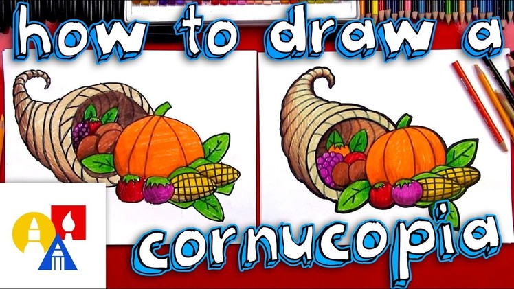 How To Draw A Cornucopia