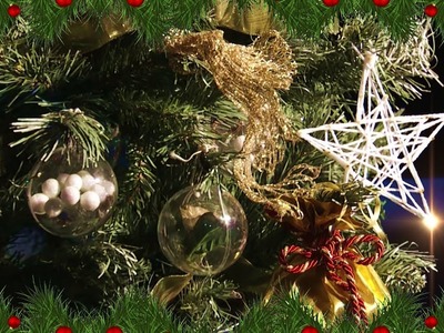 How to make beautiful stars for your Christmas tree!