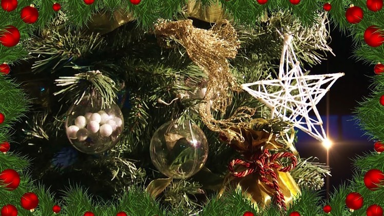 How to make beautiful stars for your Christmas tree!