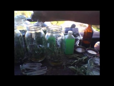 How to make your own Florida Cologne water. Herbal recipe for energy clearing.