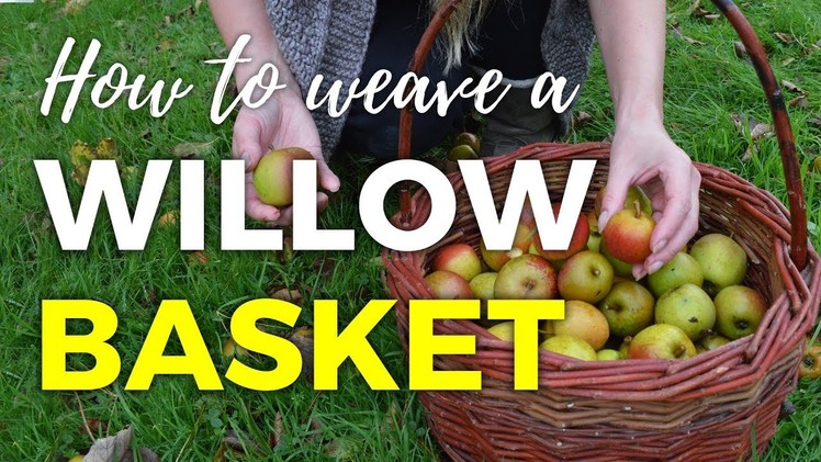 How to Weave a Willow Basket -- parts 3 & 4