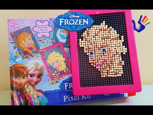 Let's play Disney Frozen pixel kit - princess ELSA frozen pixel kit - Toys and Play