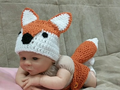 Newborn Fox Costume.Newborn Halloween Costume.Fox Photo Props