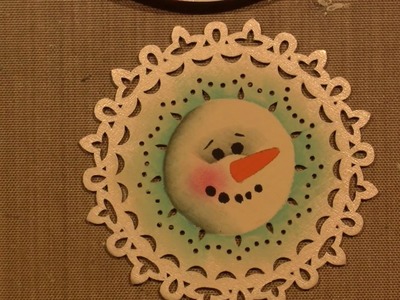 Painted Snowflake Ornament