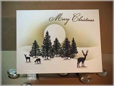 Peaceful Holidays One Layer Card