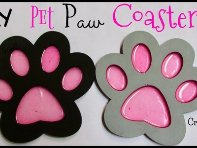 Pet Paw Coasters DIY ~ Another Coaster Friday ~ Craft Klatch