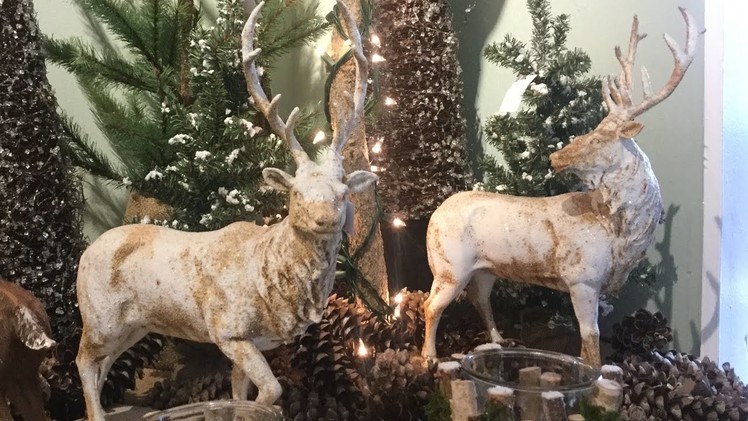 Rebecca Robeson inspired. Christmas Decor Inspiration 2017 . Reindeer and Magnolia
