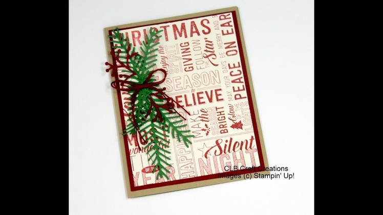 Stampin' Up! 2016 Holiday Card Series Day 4 - Merry Medley