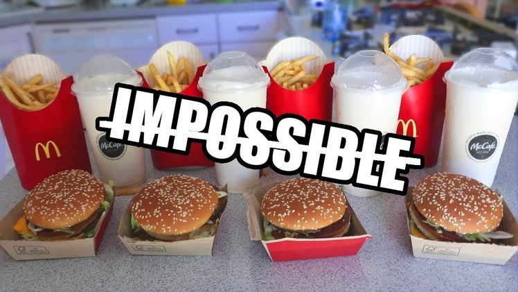 The "Impossible" Big Mac Challenge DESTROYED