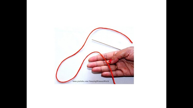 Thin Dori. Cord making without  Needle Using this  - Simple Tool