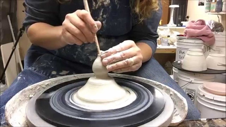 Throwing 8 Miniature Pots on the Potter's Wheel!
