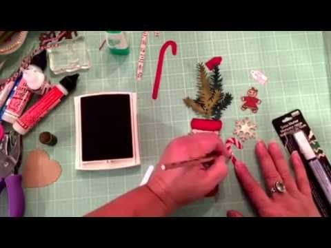 Tutorial: A stocking tag using the Tim Holtz die from Sissix