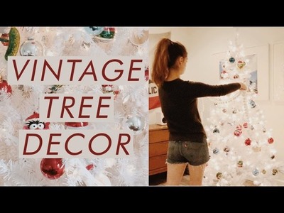 Vintage Inspired Christmas Tree Decor