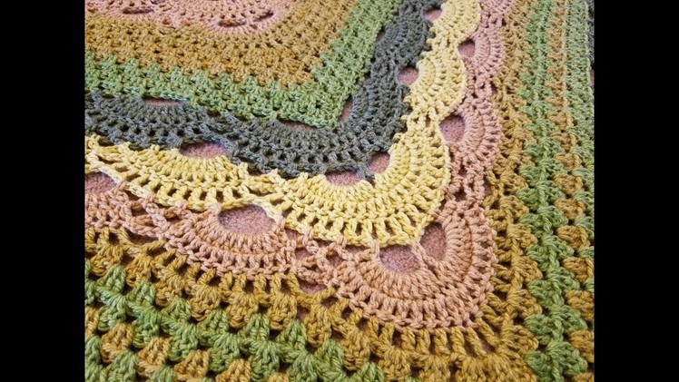 "Virus Meets Granny" Shawl (pt. 2) Crochet Tutorial!