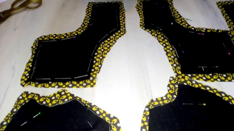 VN's simpal method of cutting and stitching lining katori blouse in Marathi -part 1.