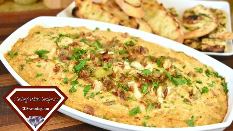 Warm Crab, Artichoke and Bacon Dip Recipe |Cheesecake Factory For What? |Super Bowl Party Recipe