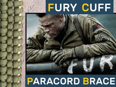 Wide Paracord Bracelet Fury Cuff