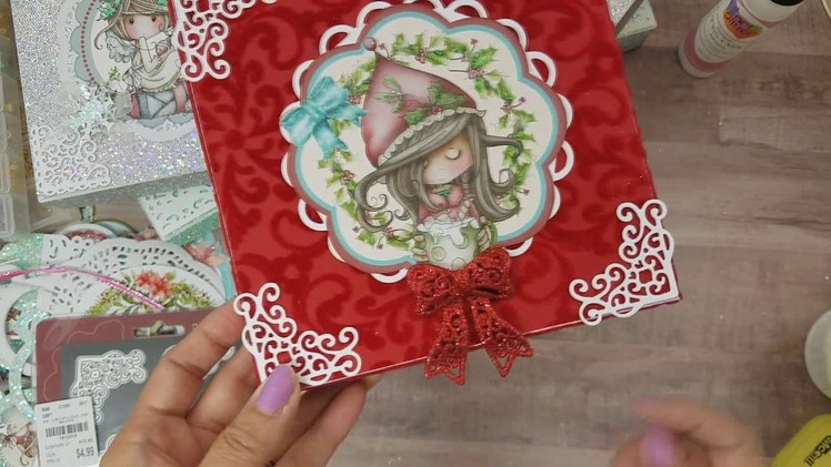 Winnie Winterland ornament shaker tutorial and more decorated pizza boxes