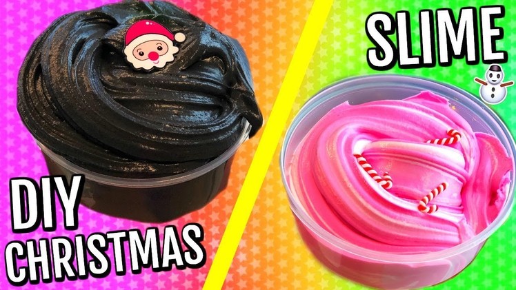 4 DIY Christmas Slime! How To HOLIDAY SLIME! Nichole Jacklyne