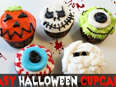 5 Easy Halloween Cupcakes!