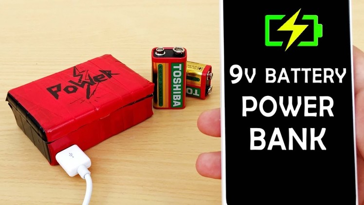 9V battery hack | Homemade power bank | What The Hack #20