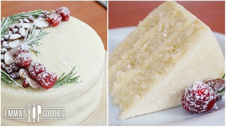 Almond White Cake Recipe - Amazingly Moist Cake