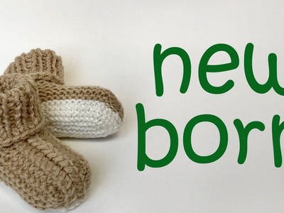 Booties for a Newborn - Step by Step