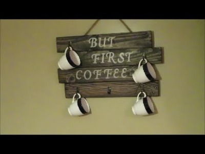 Coffee cup holder craft