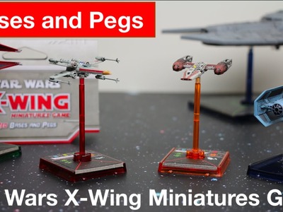 Coloured Bases and Pegs Packs - Star Wars X-wing Miniatures Game Accessories
