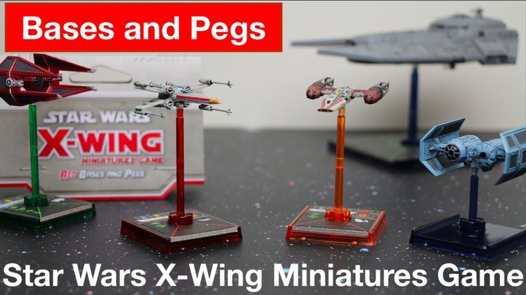 Coloured Bases and Pegs Packs - Star Wars X-wing Miniatures Game Accessories