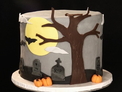 Decorating a Halloween Cake Using Fondant