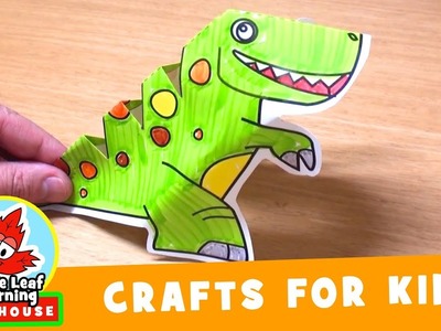 Dinosaur Craft for Kids | Maple Leaf Learning Playhouse
