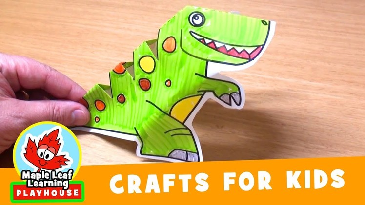 Dinosaur Craft for Kids | Maple Leaf Learning Playhouse