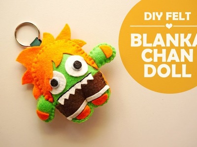 DIY Felt | Street Fighter Blanka Chan Doll