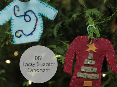 DIY Tacky Sweater Ornament