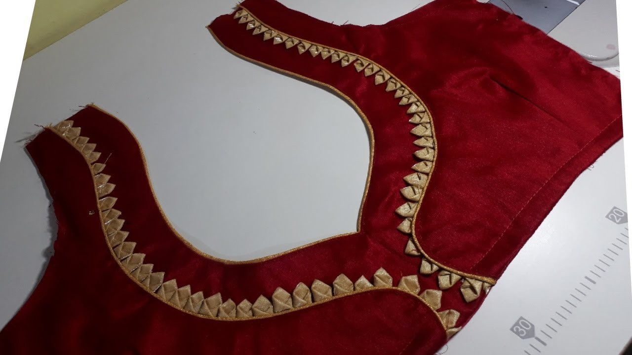 back neck design with collar