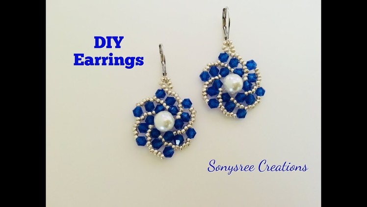 Easy to make beaded Earrings.Begginers project