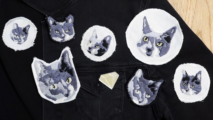 Embroidering My Cat's Portrait. Becky Stern