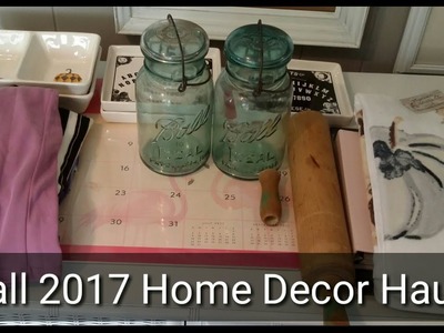 Fall 2017, Home Decor & Clothing Haul