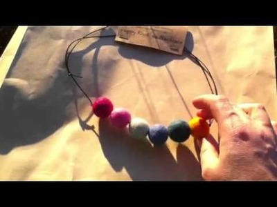 Felt Necklaces