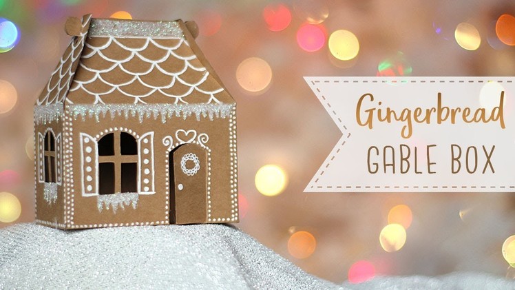 Gingerbread House Gable Box Tutorial | DIY Gift Box ????  Craftmas