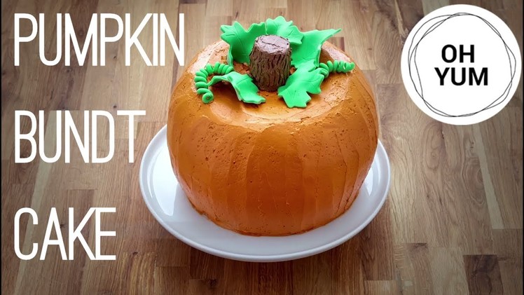 Halloween Pumpkin Bundt Cake - Anna Olson