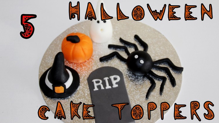 Halloween Sugar Paste Icing Fondant Cake Toppers | HappyFoods