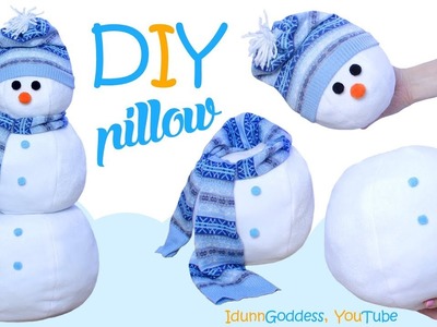 How To Make A 3D Construction Snowman Pillow – DIY Three-Dimensional Spheres Snowman Pillow